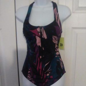 ALL IN MOTION Womens Multicolor One-Piece Swimwear